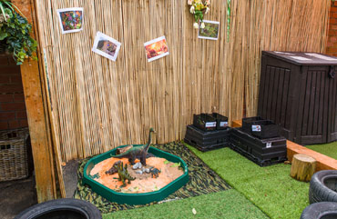 outside play area