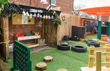 outside play area