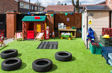 outside play area