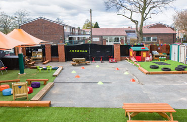 outside play area