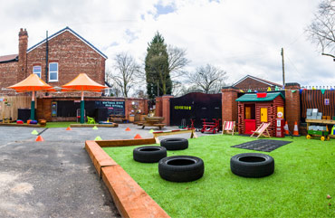 outside play area